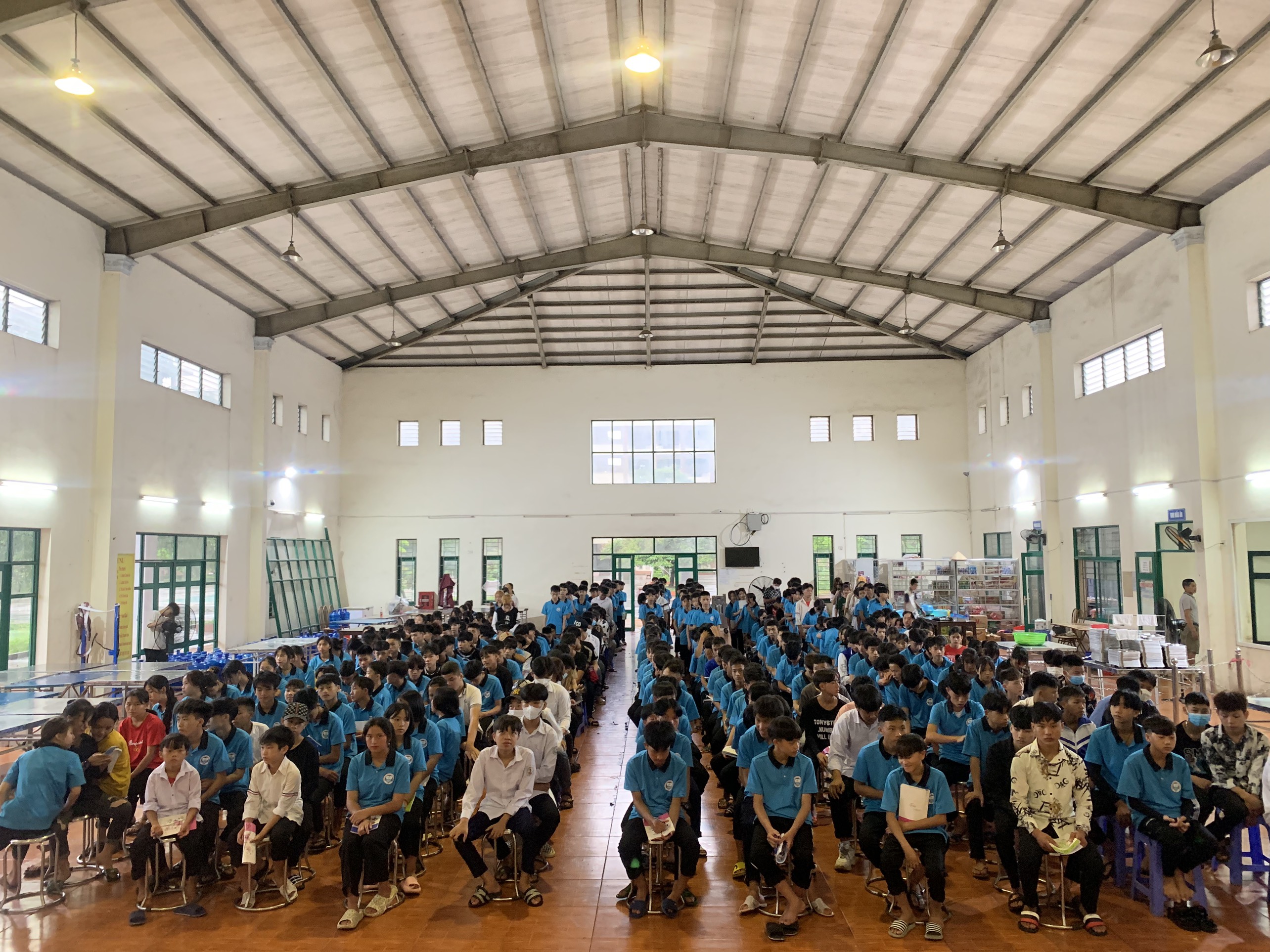 CÔNG AN TỈNH THÁI NGUYÊN TỔ CHỨC TUYÊN TRUYỀN VỀ PHÒNG CHỐNG TỘI PHẠM CHO HỌC SINH, SINH VIÊN NHẬP HỌC ĐỢT I TRƯỜNG IETC