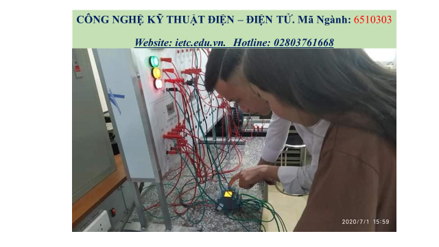 NGHỀ CÔNG NGHỆ KỸ THUẬT ĐIỆN- ĐIỆN TỬ TẠI IETC
