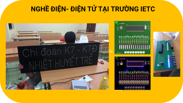 Nghề Điện – Điện tử công nghệp tại trường IETC.