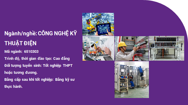 Ngành/Nghề Công nghệ Kỹ thuật Điện tại trường IETC