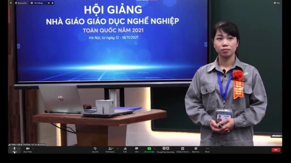 Trường IETC tham gia Hội giảng nhà giáo giáo dục nghề nghiệp toàn quốc năm 2021