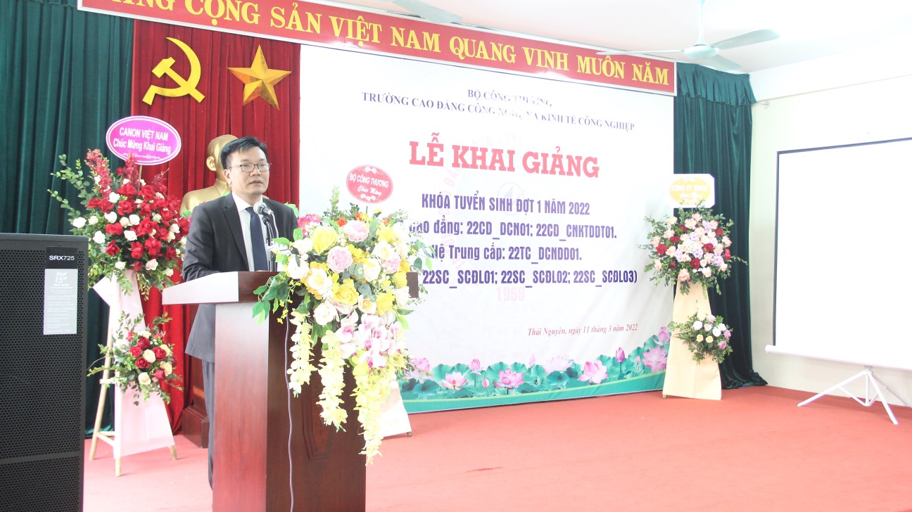 TRƯỜNG IETC TỔ CHỨC LỄ KHAI GIẢNG KHOÁ 54 TUYỂN SINH ĐỢT I NĂM 2022