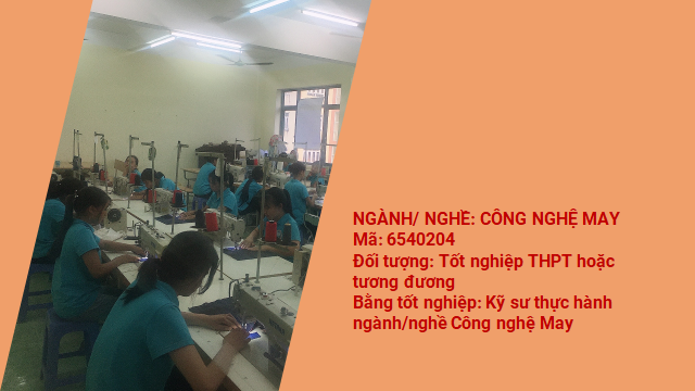 NGÀNH/NGHỀ CÔNG NGHỆ MAY TẠI TRƯỜNG IETC (mã ngành: 6540204)