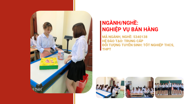 NGÀNH/NGHỀ NGHIỆP VỤ BÁN HÀNG TẠI TRƯỜNG IETC